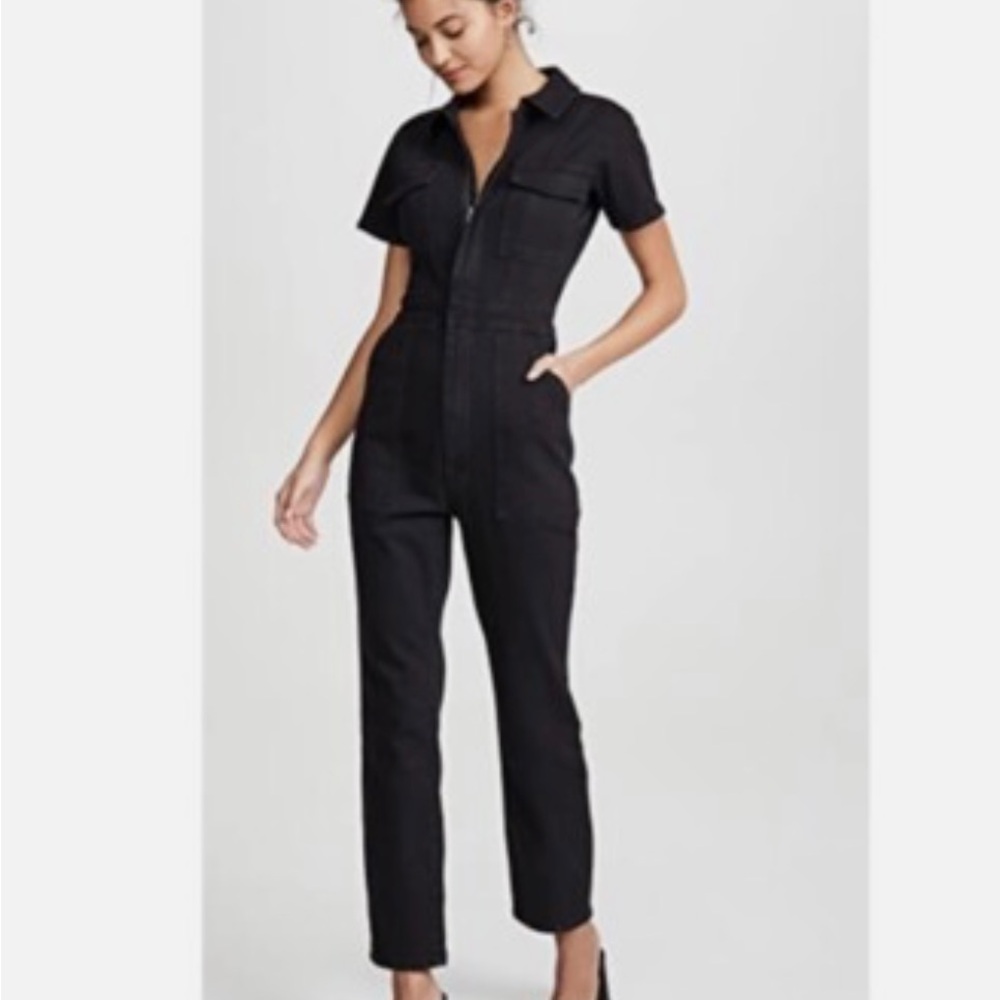 Good American Classic Black Jumpsuit size medium nwt !